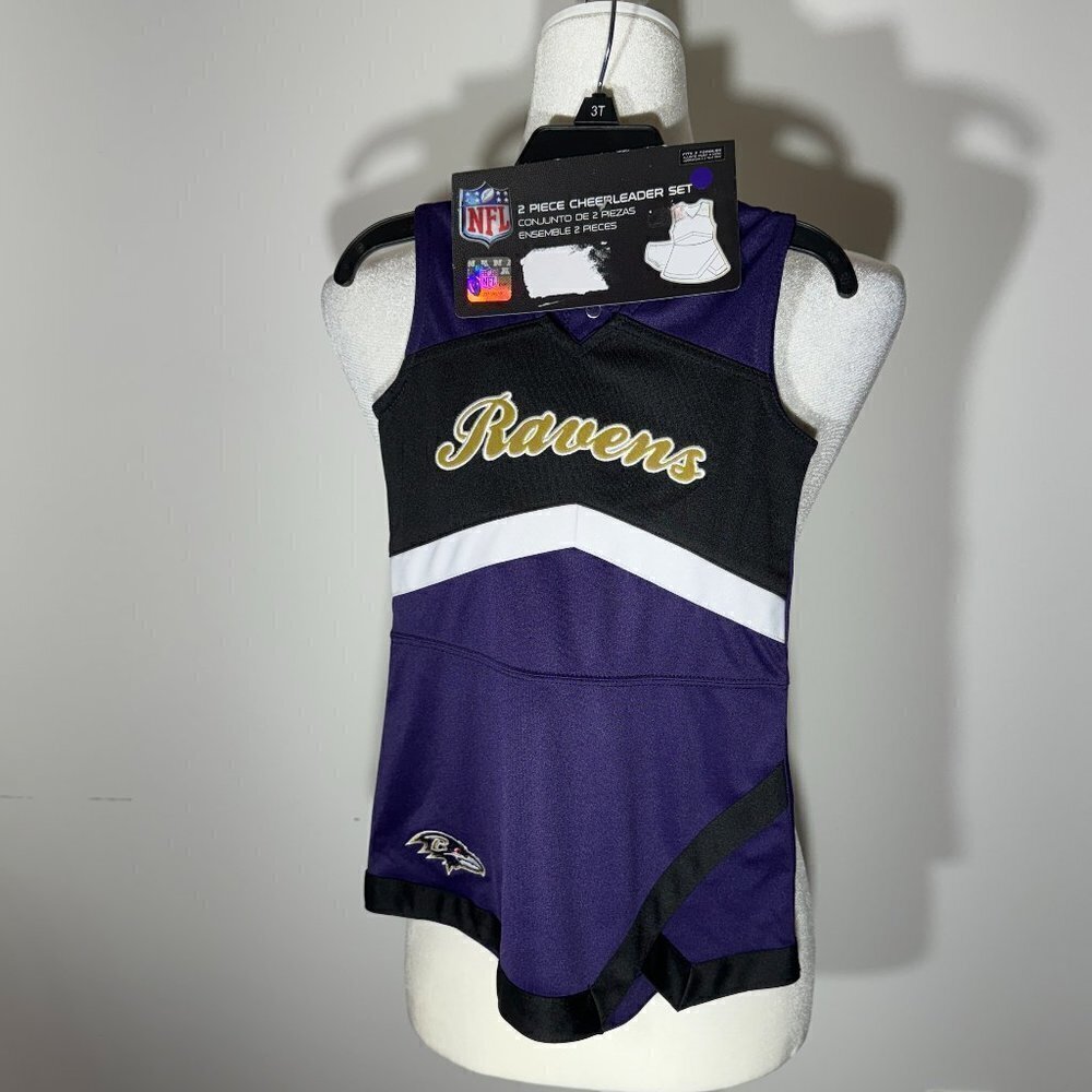 NFL Ravens Kid Cheerleader Uniform - Size 3T